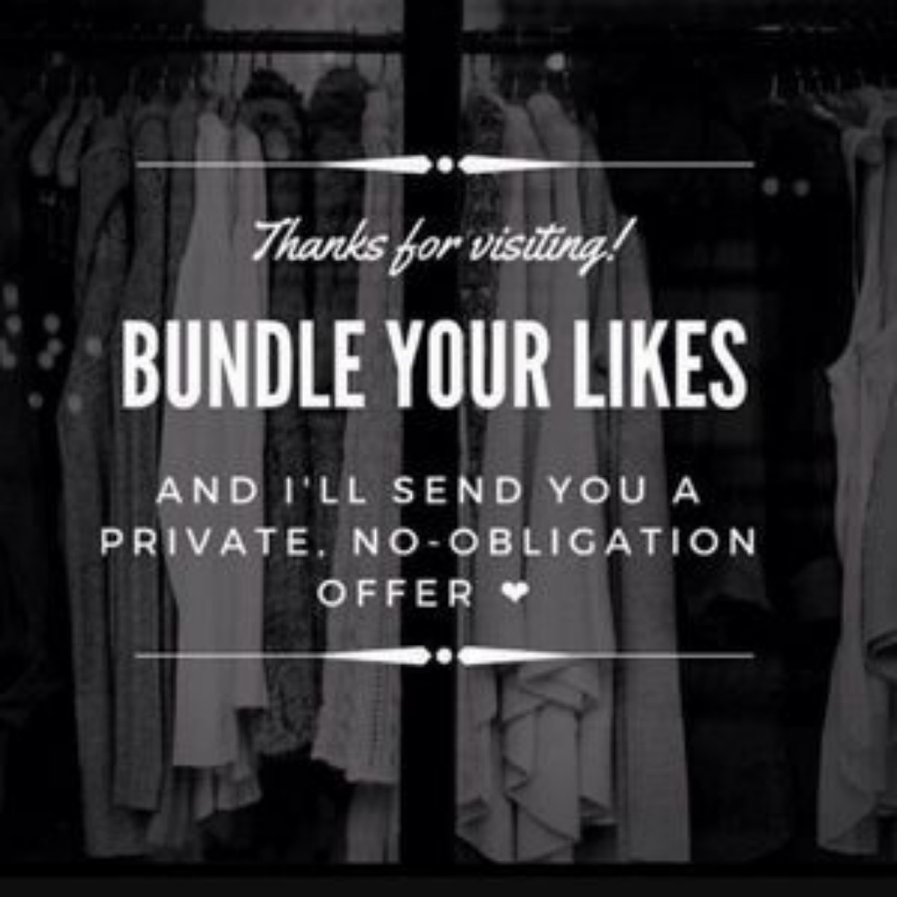 🌟 Bundle items for a NO OBLIGATION private offer!